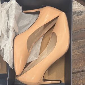 NWT Cole Haan grande pump/ heel 85mm size 10 nude